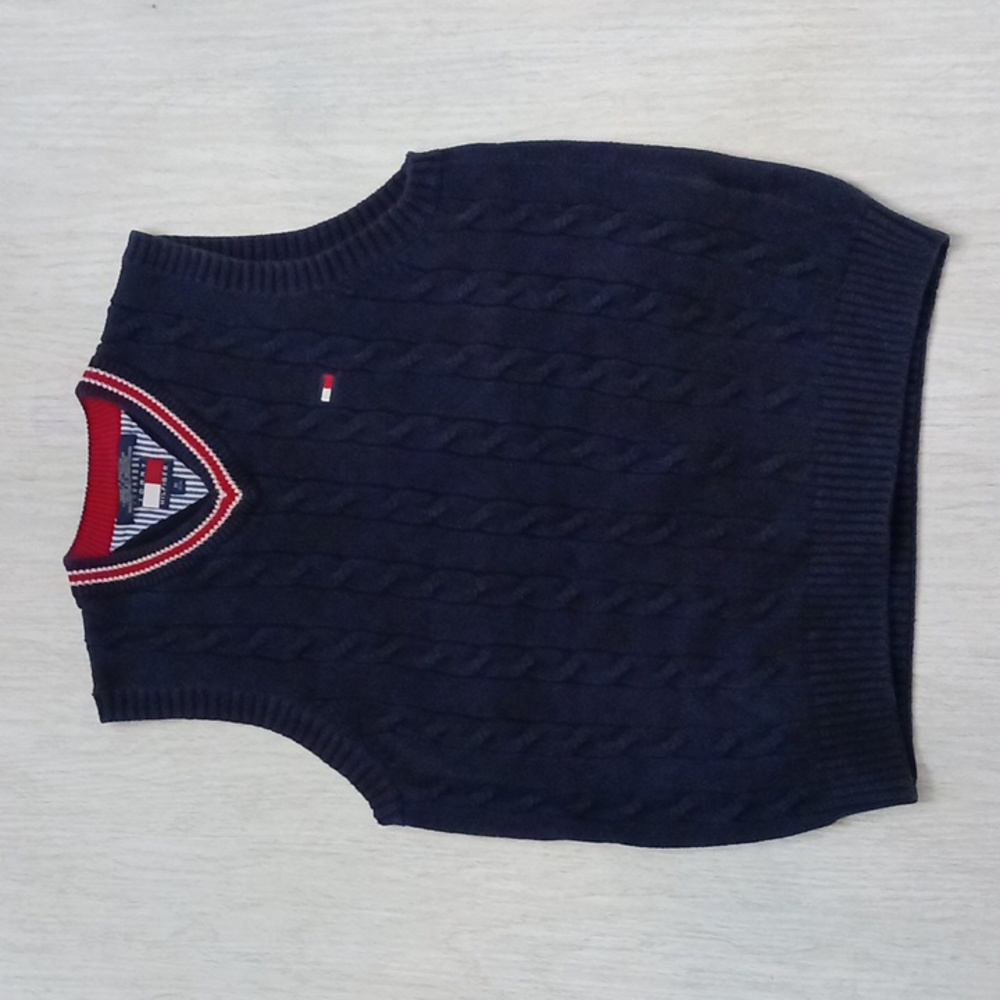 Tommy Hilfiger, Boys M, Navy Blue Sweater Vest